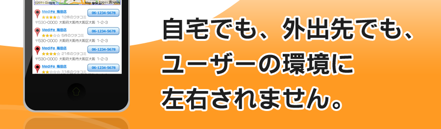スマートフォンに対応